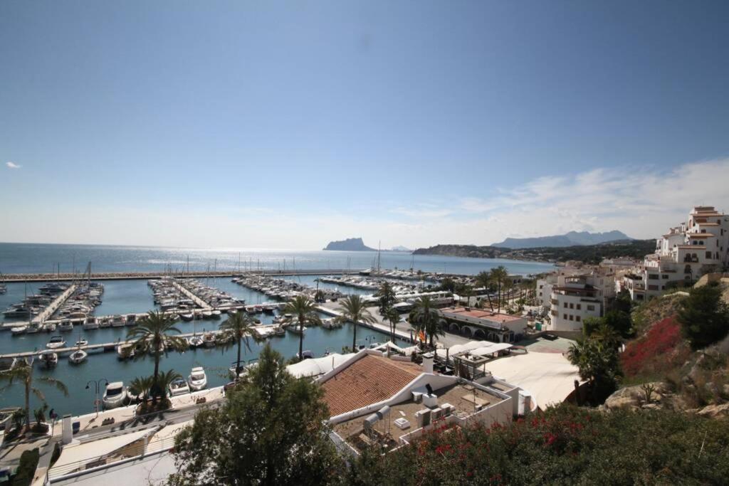 Bear Holiday - Apartment Beau With Sea View In Moraira Near The Beach Bagian luar foto