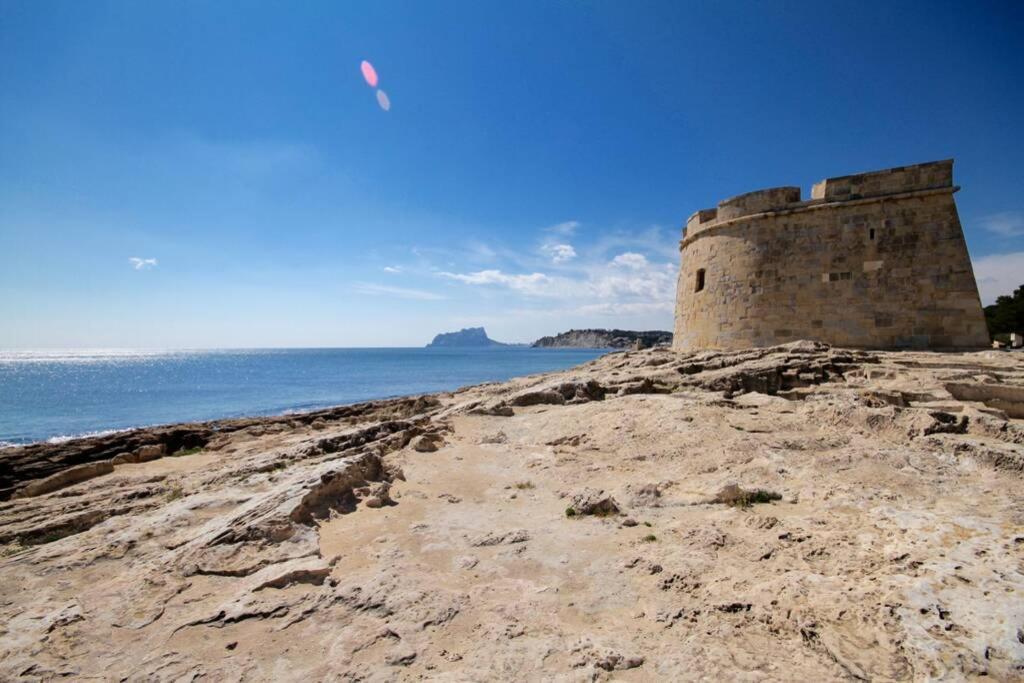 Bear Holiday - Apartment Beau With Sea View In Moraira Near The Beach Bagian luar foto